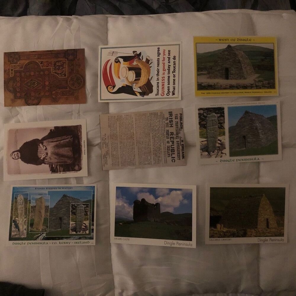Vintage‎ Ireland Postcards Lot of 9